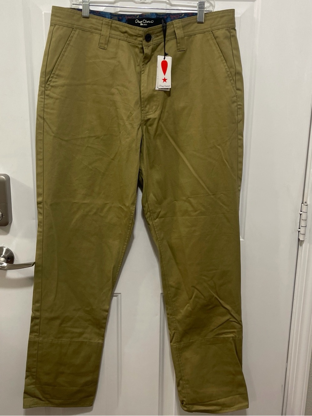Play Cloths men's Fennel Seed Cypress pants in size 36 / 100 cotton $112